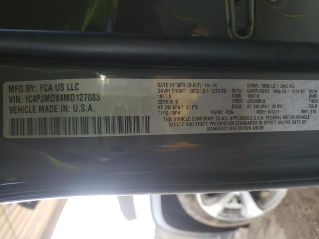 Photo 9 VIN: 1C4PJMDX4MD127083 - JEEP CHEROKEE L 