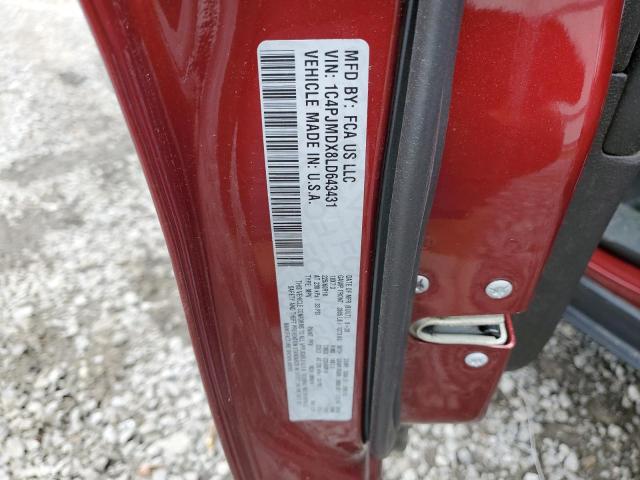 Photo 11 VIN: 1C4PJMDX8LD643431 - JEEP CHEROKEE L 