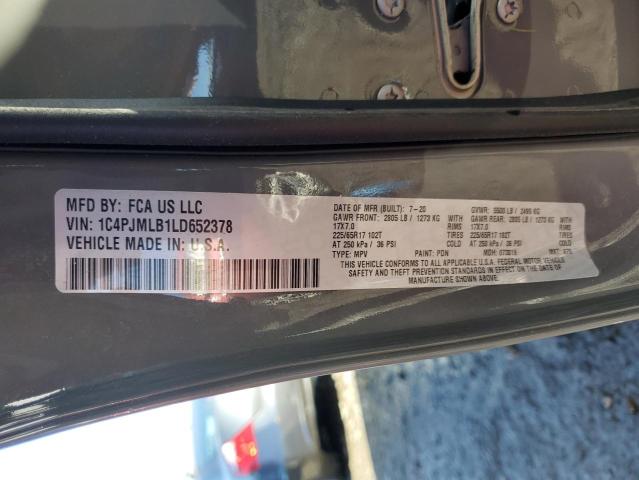 Photo 9 VIN: 1C4PJMLB1LD652378 - JEEP CHEROKEE L 