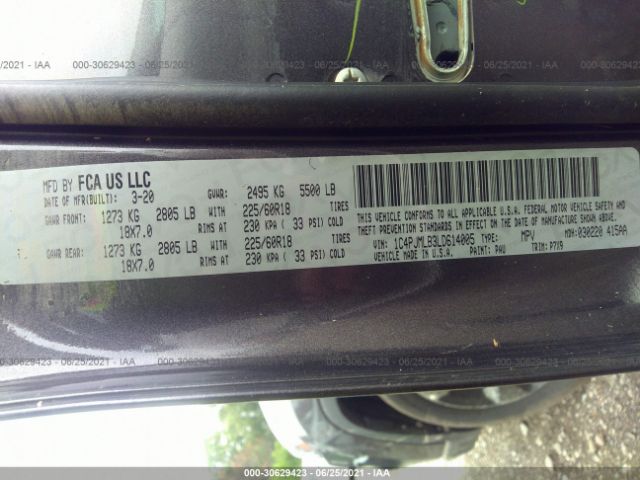 Photo 8 VIN: 1C4PJMLB3LD614005 - JEEP CHEROKEE 