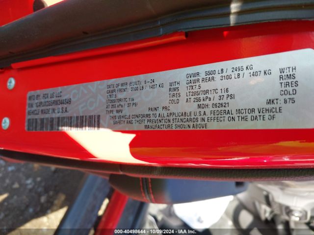 Photo 8 VIN: 1C4PJXCG5RW344849 - JEEP WRANGLER 