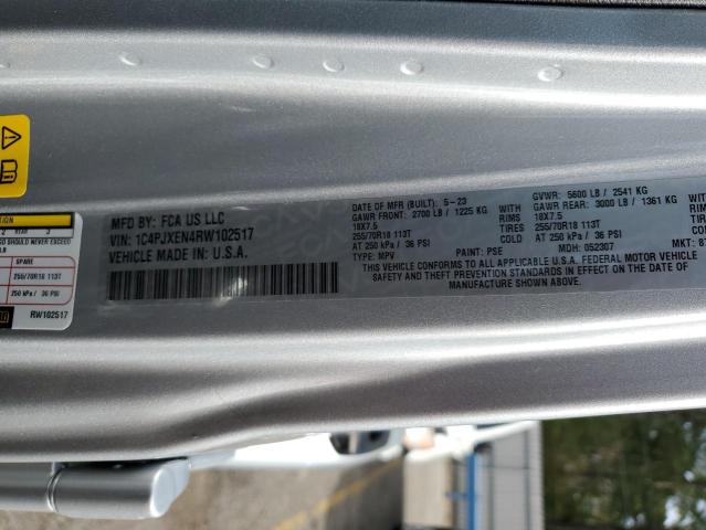 Photo 12 VIN: 1C4PJXEN4RW102517 - JEEP WRANGLER 