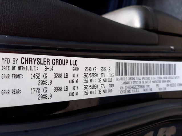 Photo 9 VIN: 1C4RDHAG2EC970606 - DODGE DURANGO SX 