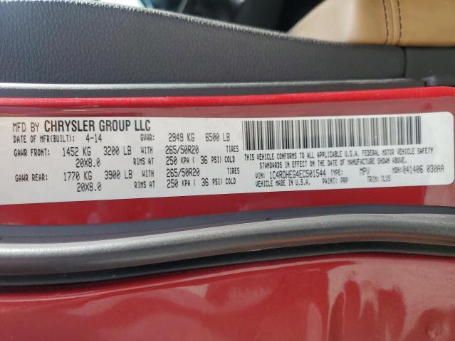 Photo 12 VIN: 1C4RDHEG4EC501544 - DODGE DURANGO CI 