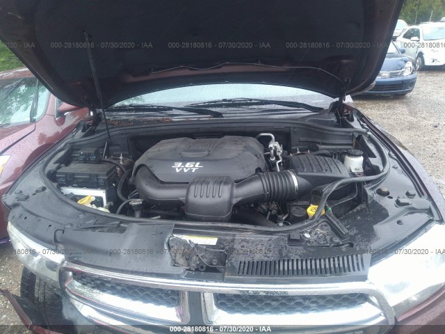 Photo 9 VIN: 1C4RDJAG9CC207356 - DODGE DURANGO 