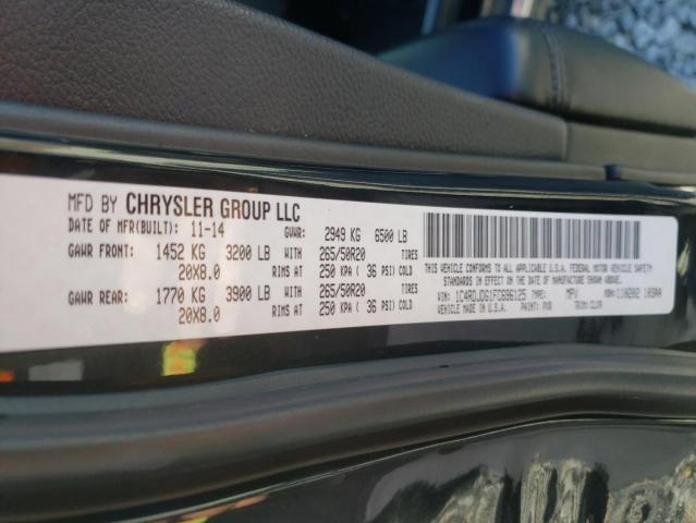 Photo 9 VIN: 1C4RDJDG1FC696125 - DODGE DURANGO LI 