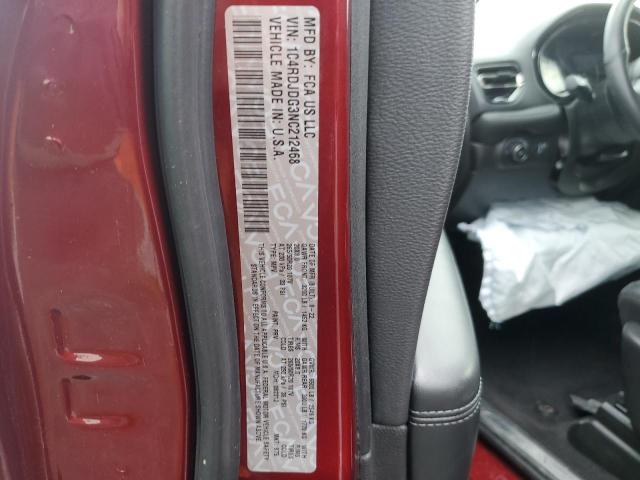 Photo 12 VIN: 1C4RDJDG3NC212468 - DODGE DURANGO 