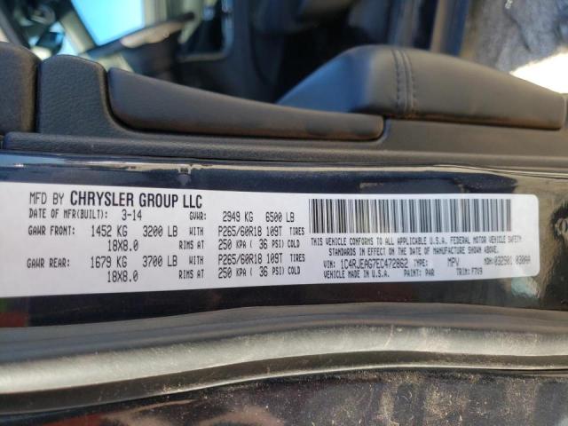 Photo 9 VIN: 1C4RJEAG7EC472862 - JEEP GRAND CHER 