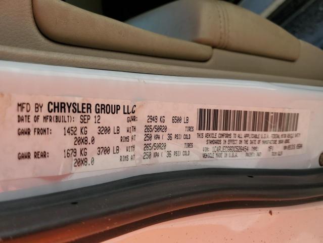 Photo 13 VIN: 1C4RJECG6DC526454 - JEEP GRAND CHER 