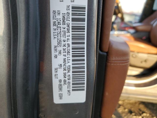 Photo 12 VIN: 1C4RJECT5CC125621 - JEEP GRAND CHEROKEE 