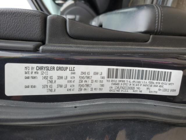 Photo 12 VIN: 1C4RJFAG2CC202828 - JEEP GRAND CHER 