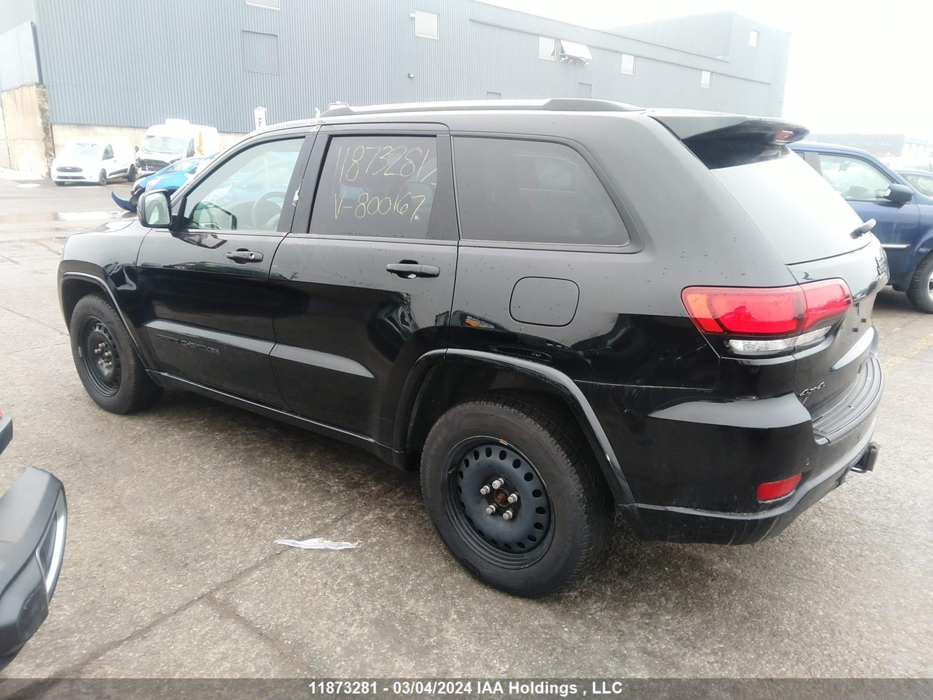 Photo 2 VIN: 1C4RJFAG3MC800167 - JEEP GRAND CHEROKEE 