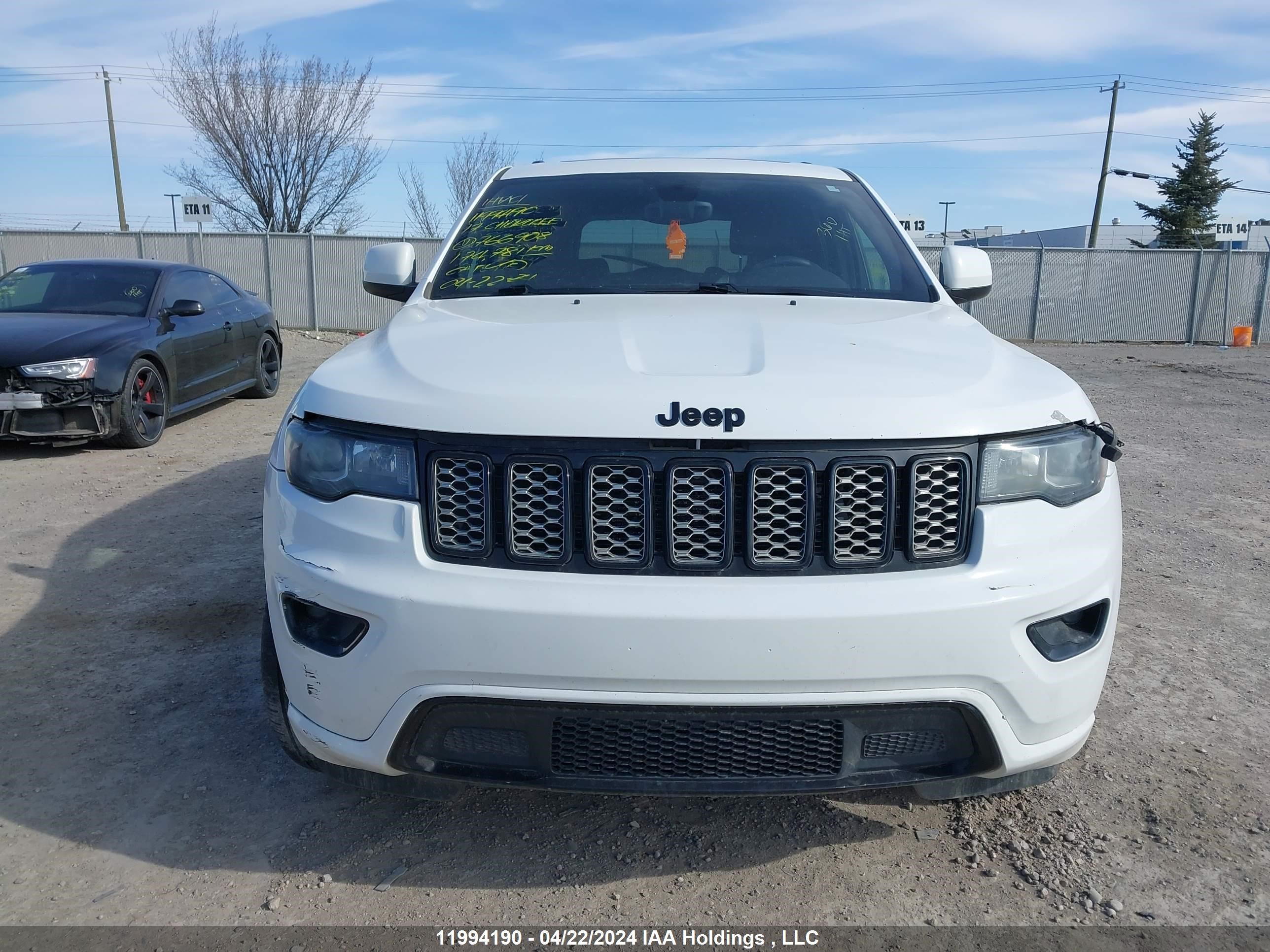 Photo 11 VIN: 1C4RJFAG4HC766908 - JEEP GRAND CHEROKEE 