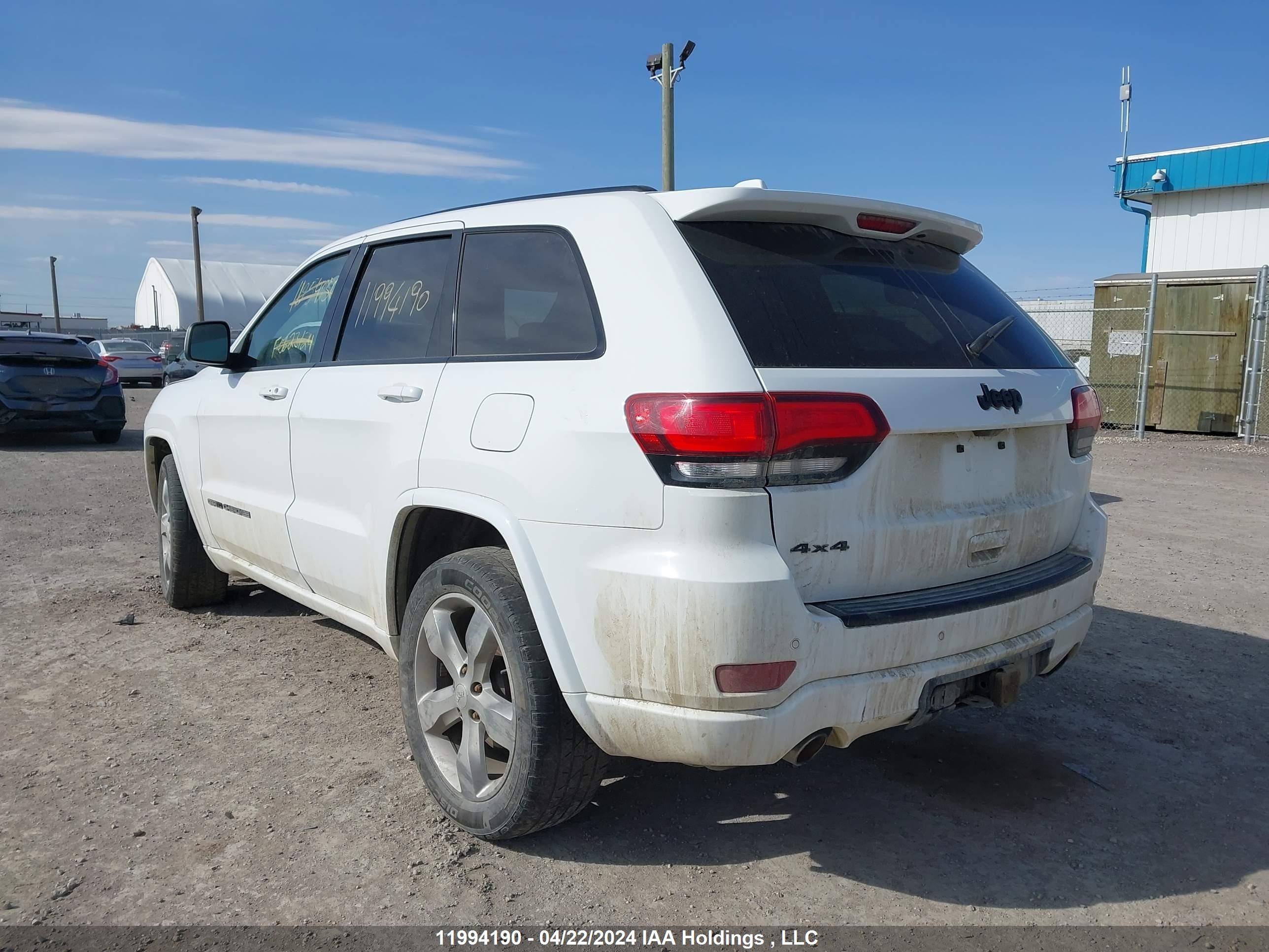 Photo 2 VIN: 1C4RJFAG4HC766908 - JEEP GRAND CHEROKEE 