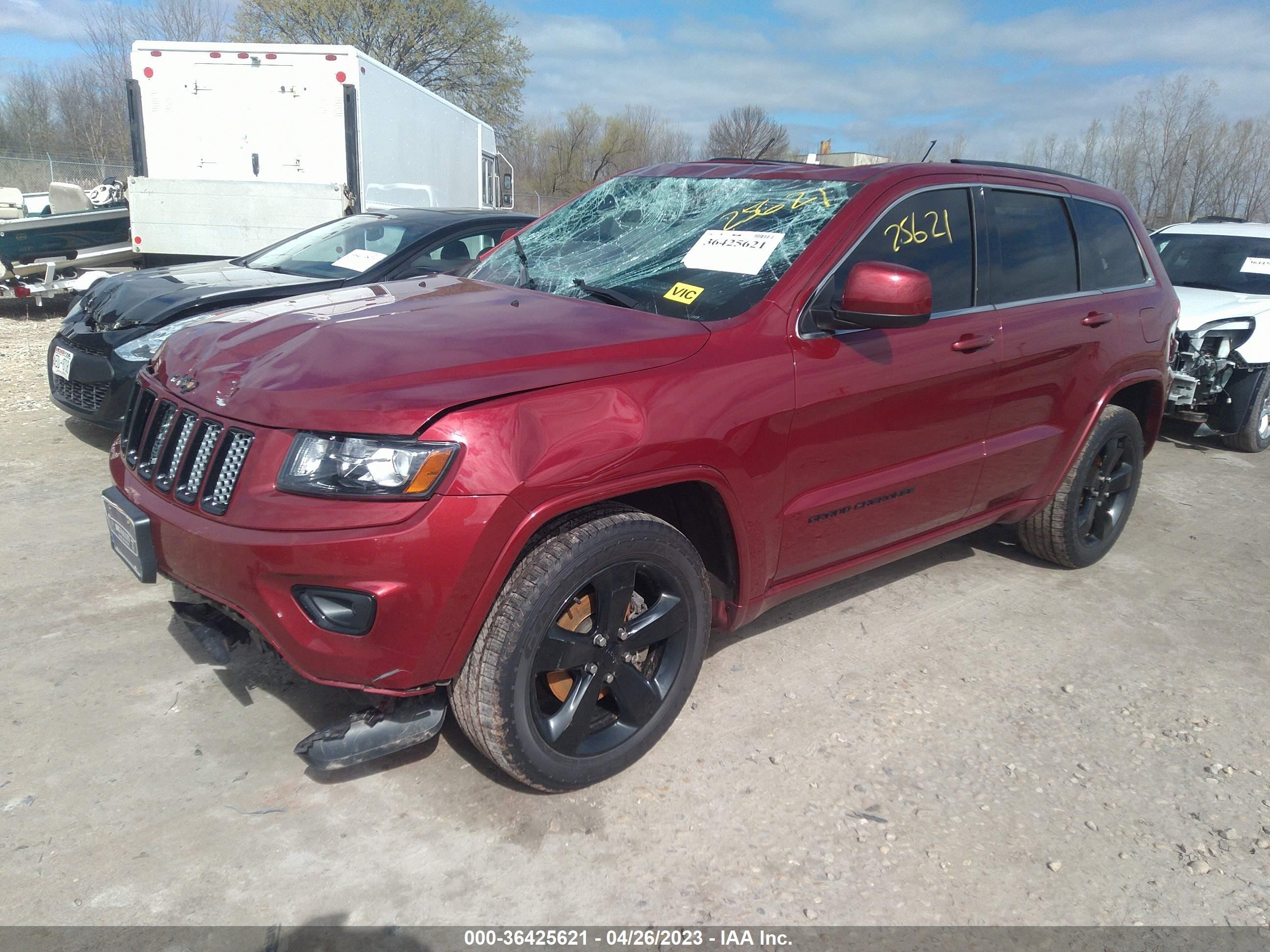 Photo 1 VIN: 1C4RJFAGXFC685960 - JEEP GRAND CHEROKEE 