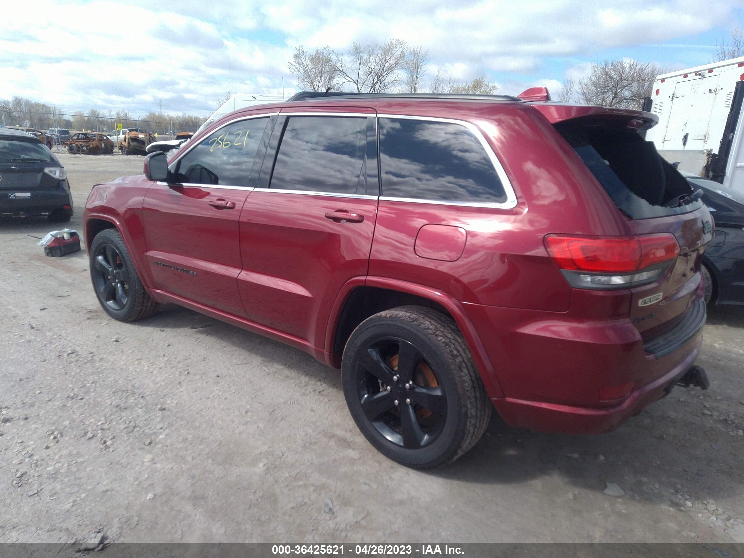 Photo 2 VIN: 1C4RJFAGXFC685960 - JEEP GRAND CHEROKEE 