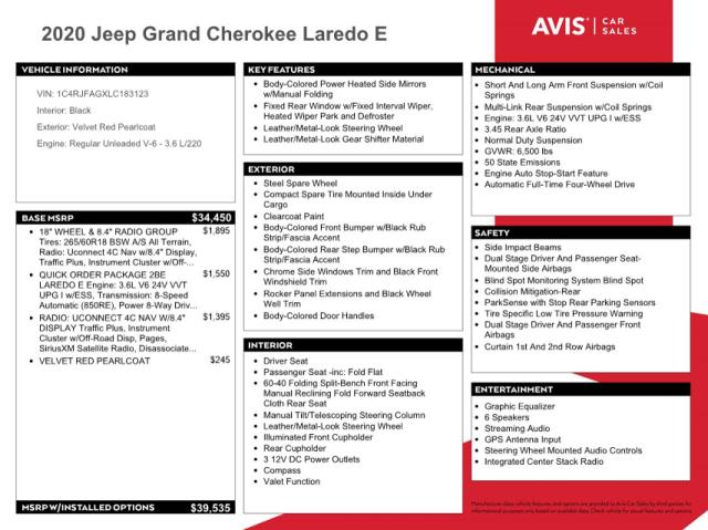 Photo 12 VIN: 1C4RJFAGXLC183123 - JEEP GRAND CHER 