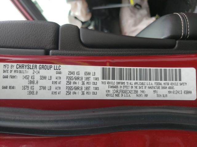 Photo 9 VIN: 1C4RJFBG6EC421390 - JEEP GRAND CHER 