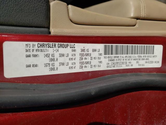 Photo 12 VIN: 1C4RJFBM1EC392158 - JEEP GRAND CHEROKEE 