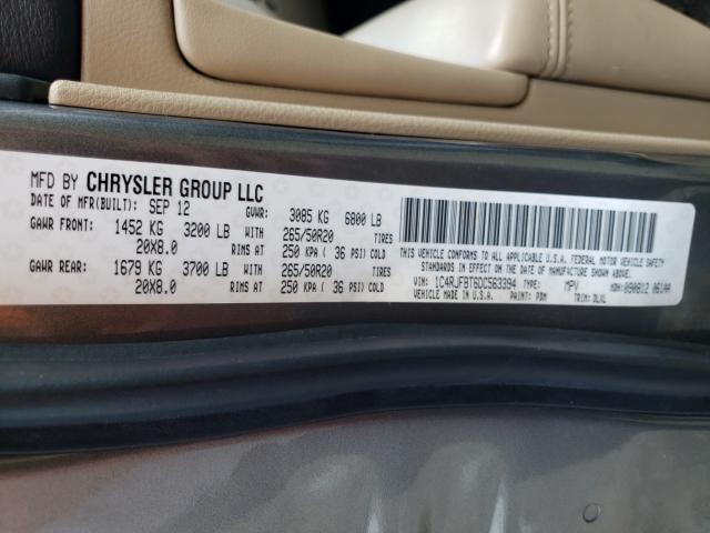 Photo 9 VIN: 1C4RJFBT6DC563394 - JEEP GRAND CHER 