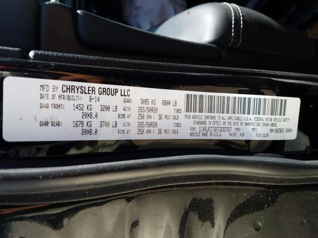 Photo 9 VIN: 1C4RJFCT6FC633767 - JEEP GRAND CHER 