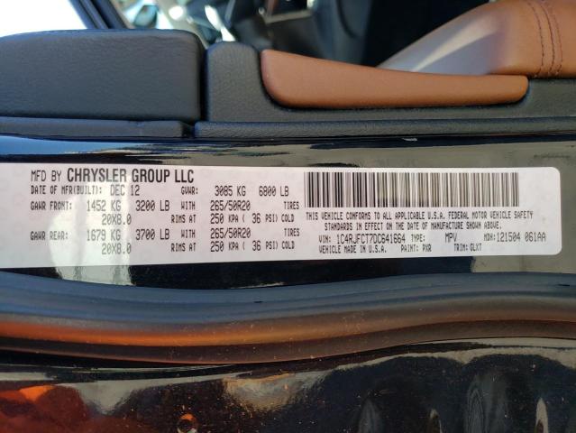 Photo 12 VIN: 1C4RJFCT7DC641664 - JEEP GRAND CHEROKEE 