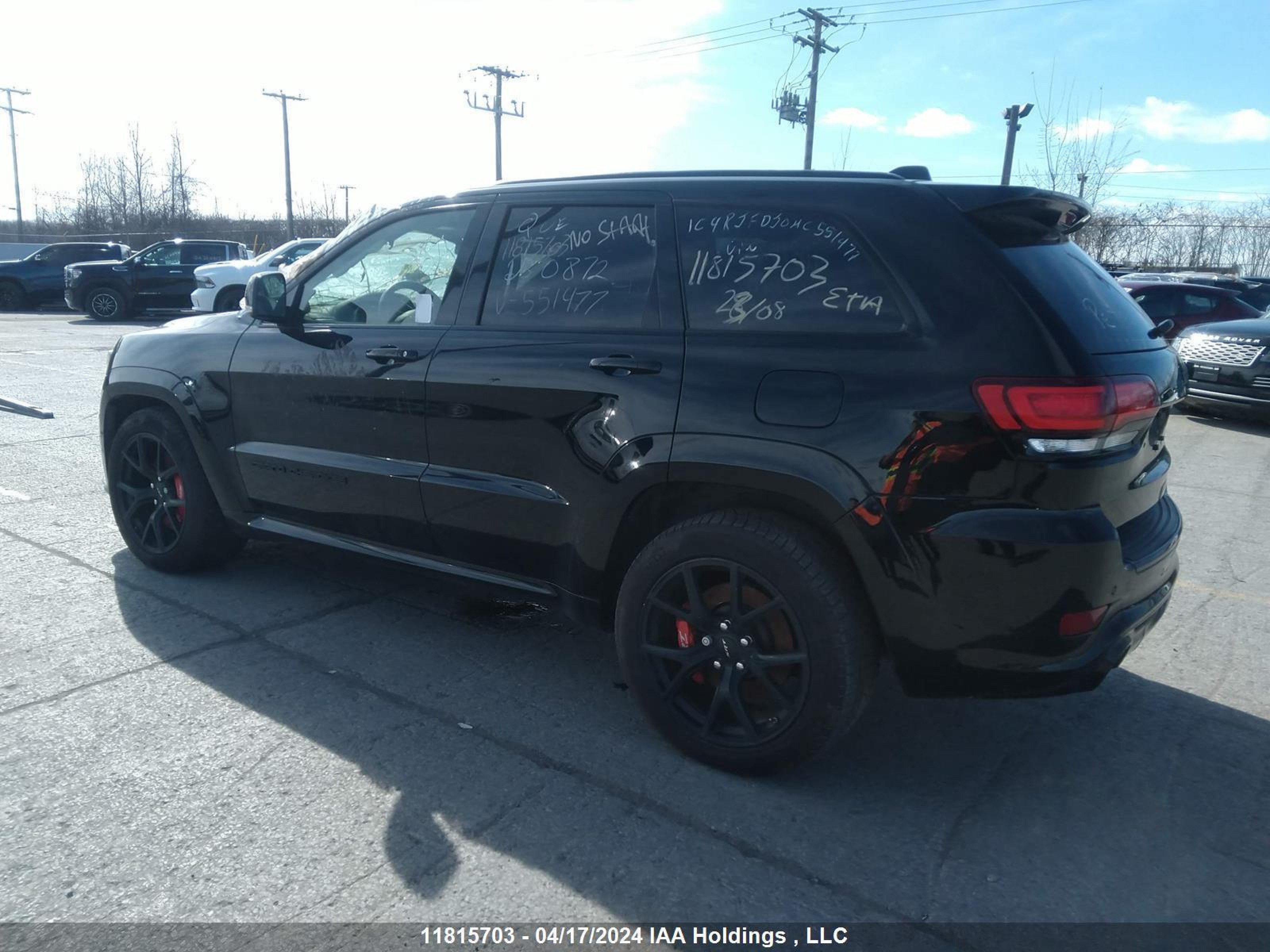 Photo 2 VIN: 1C4RJFDJ0MC551477 - JEEP GRAND CHEROKEE 