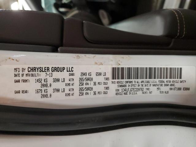 Photo 12 VIN: 1C4RJFJG7EC220762 - JEEP GRAND CHEROKEE 