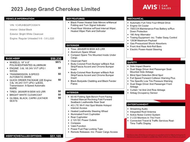 Photo 12 VIN: 1C4RJHBG0PC530474 - JEEP GRAND CHER 