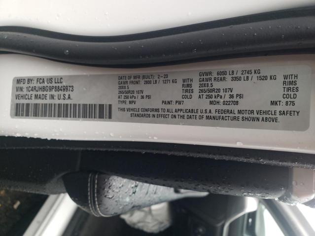 Photo 12 VIN: 1C4RJHBG9P8849973 - JEEP GRAND CHEROKEE 