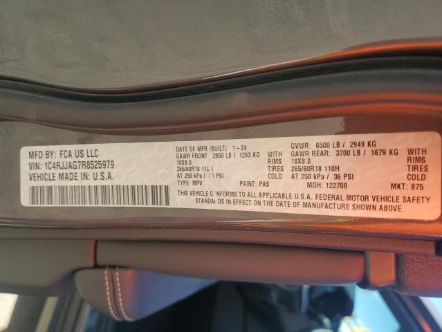 Photo 12 VIN: 1C4RJJAG7R8525979 - JEEP GRAND CHER 