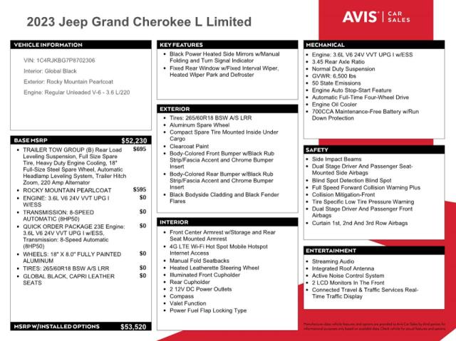 Photo 12 VIN: 1C4RJKBG7P8702306 - JEEP GRAND CHER 