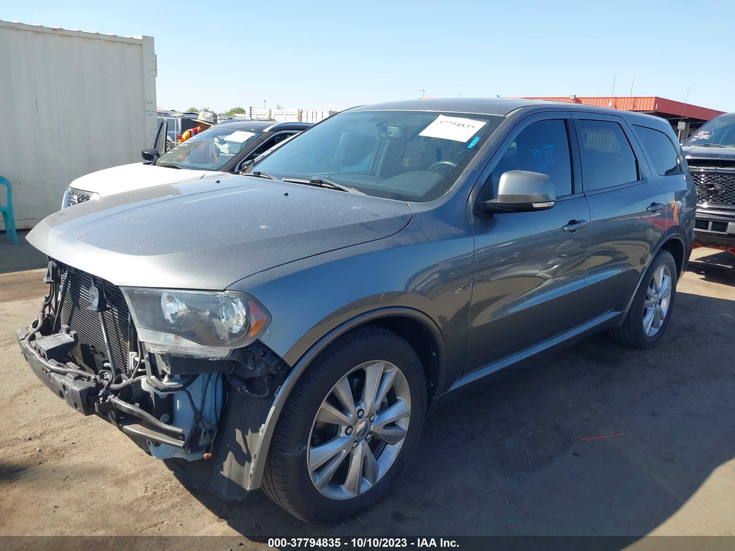 Photo 2 VIN: 1C4SDHCTXCC252195 - DODGE DURANGO 