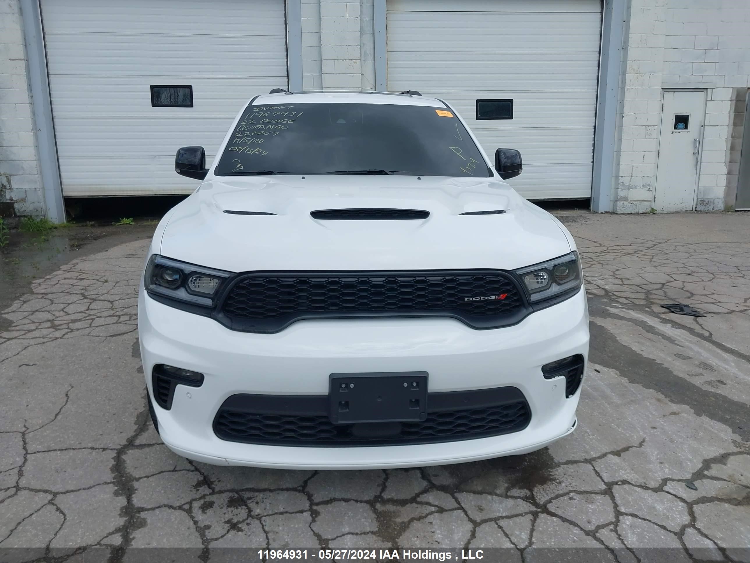 Photo 12 VIN: 1C4SDJCT4NC223267 - DODGE DURANGO 