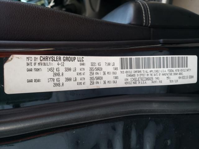 Photo 9 VIN: 1C4SDJET6CC306029 - DODGE DURANGO CI 