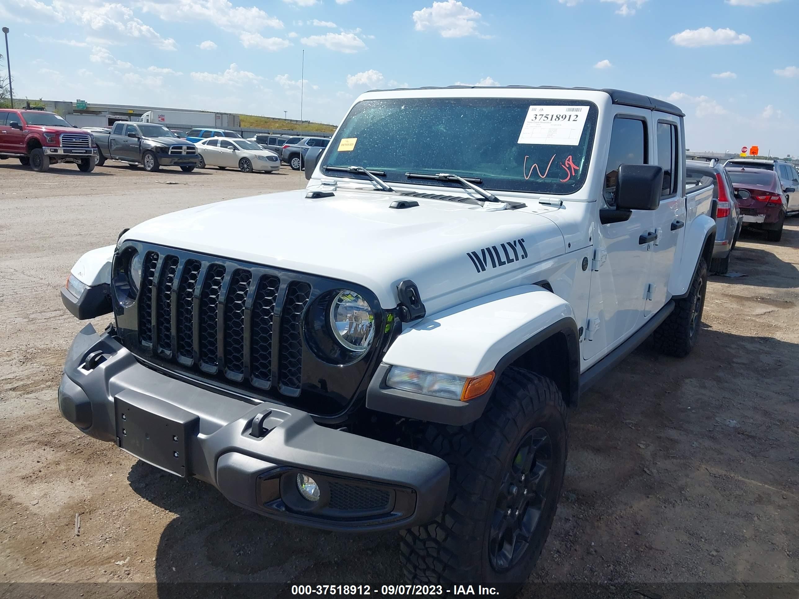 Photo 1 VIN: 1C6HJTAG0PL552580 - JEEP GLADIATOR 