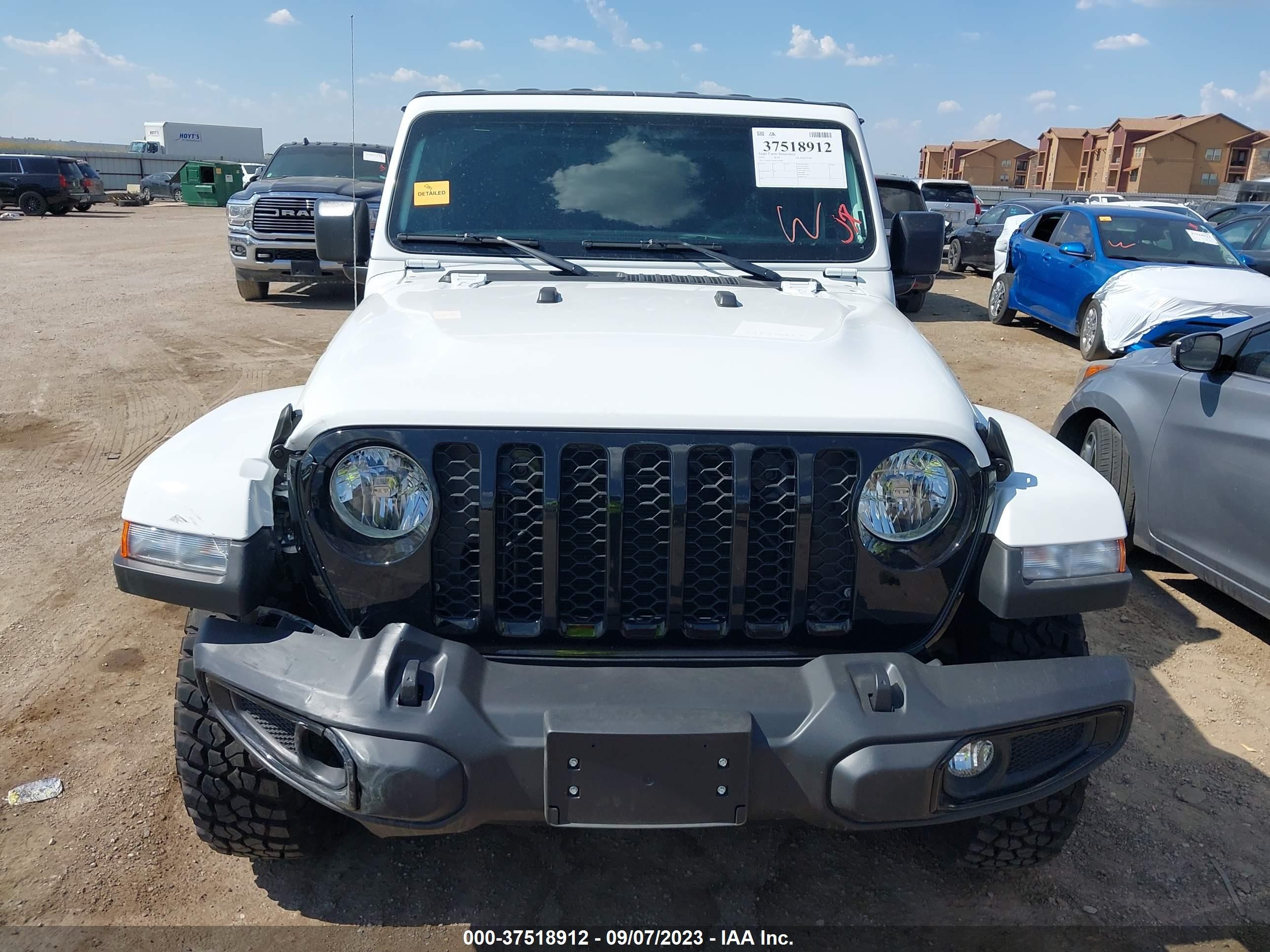 Photo 12 VIN: 1C6HJTAG0PL552580 - JEEP GLADIATOR 