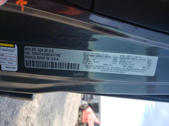 Photo 9 VIN: 1C6HJTAG3ML517186 - JEEP GLADIATOR 