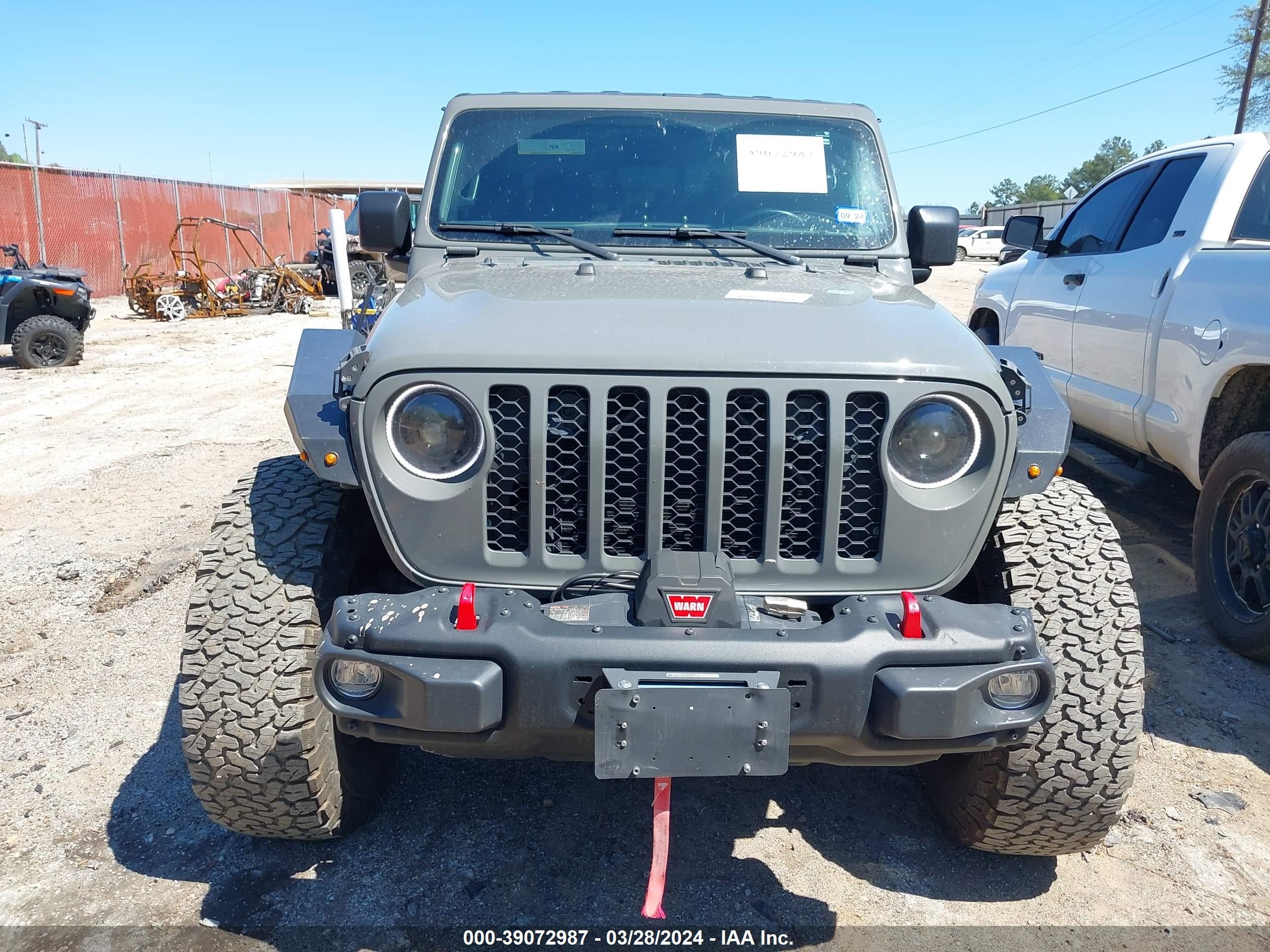 Photo 12 VIN: 1C6HJTAG4ML570589 - JEEP GLADIATOR 