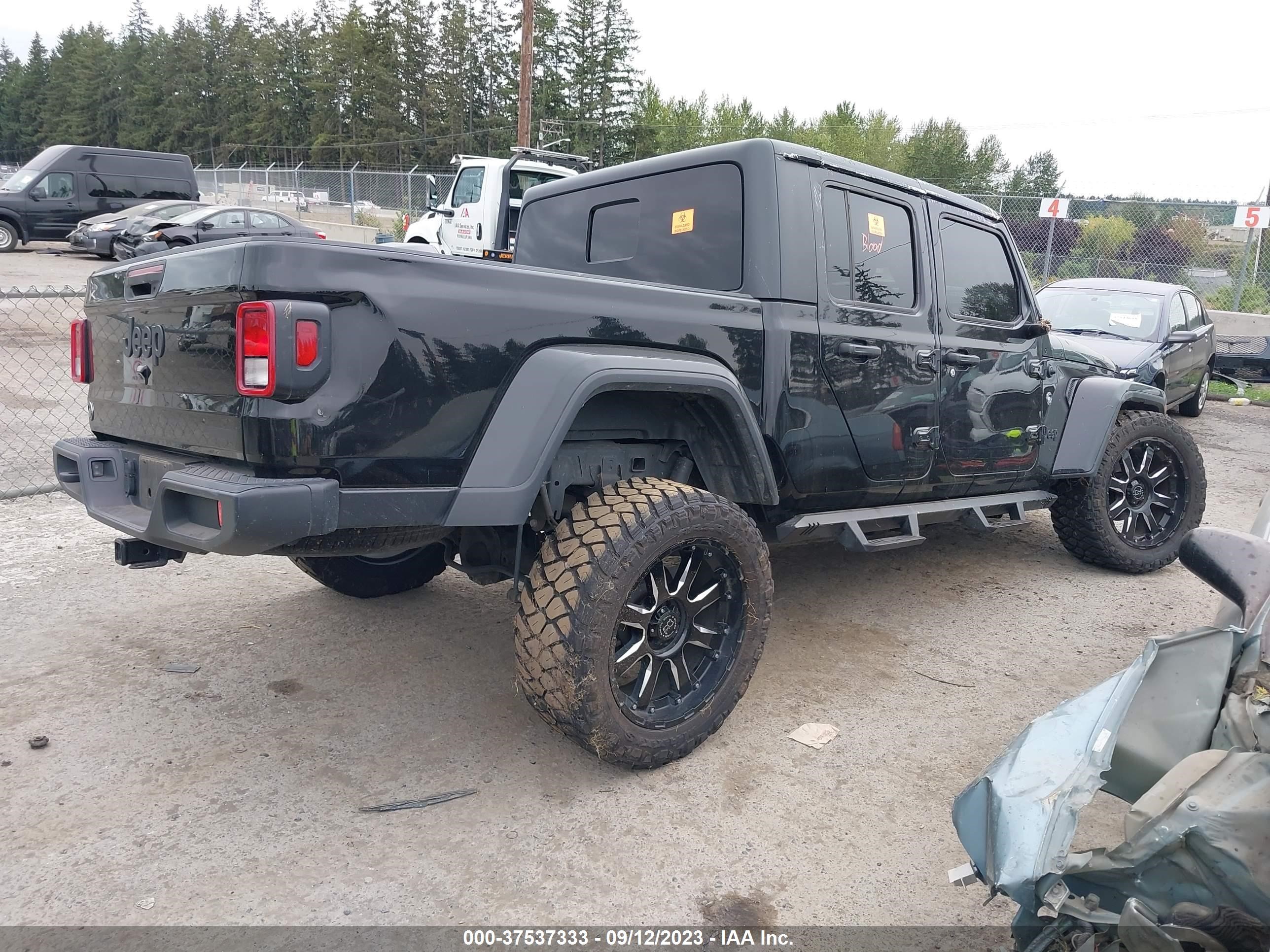 Photo 3 VIN: 1C6HJTAG6ML573817 - JEEP GLADIATOR 