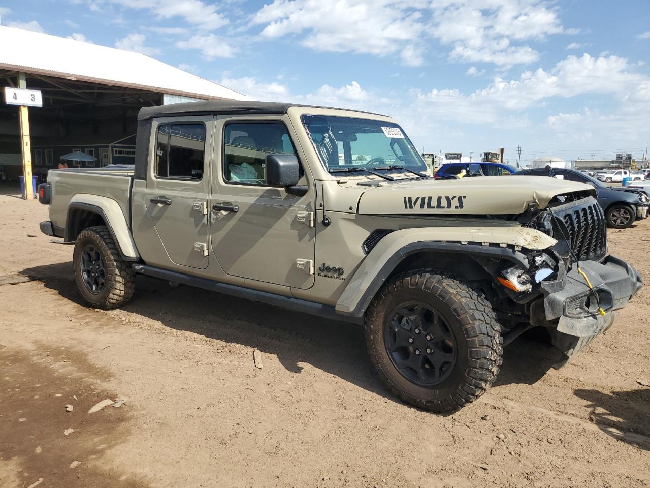 Photo 3 VIN: 1C6HJTAG6NL181048 - JEEP GLADIATOR 