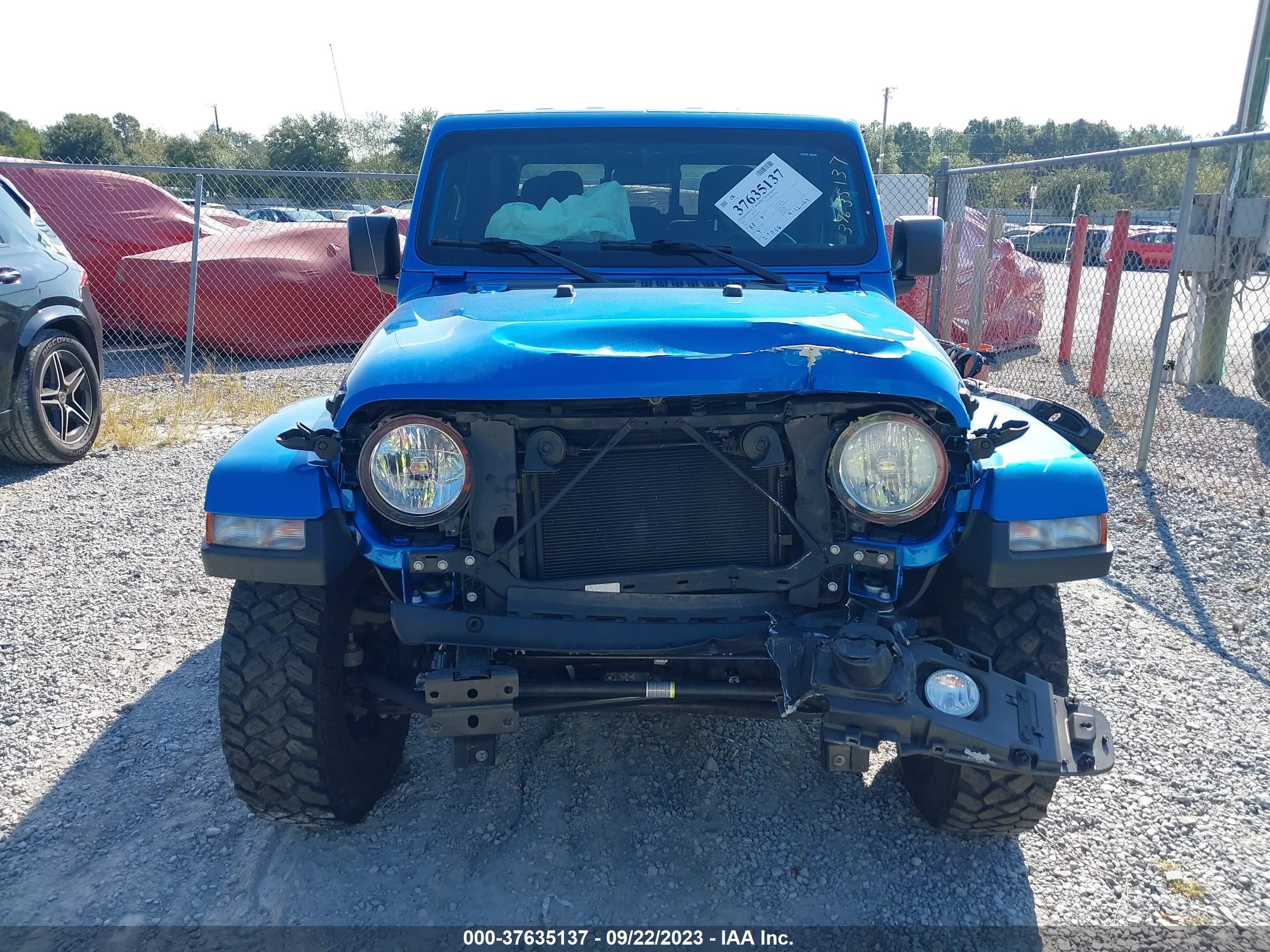 Photo 12 VIN: 1C6HJTAG9ML555277 - JEEP GLADIATOR 