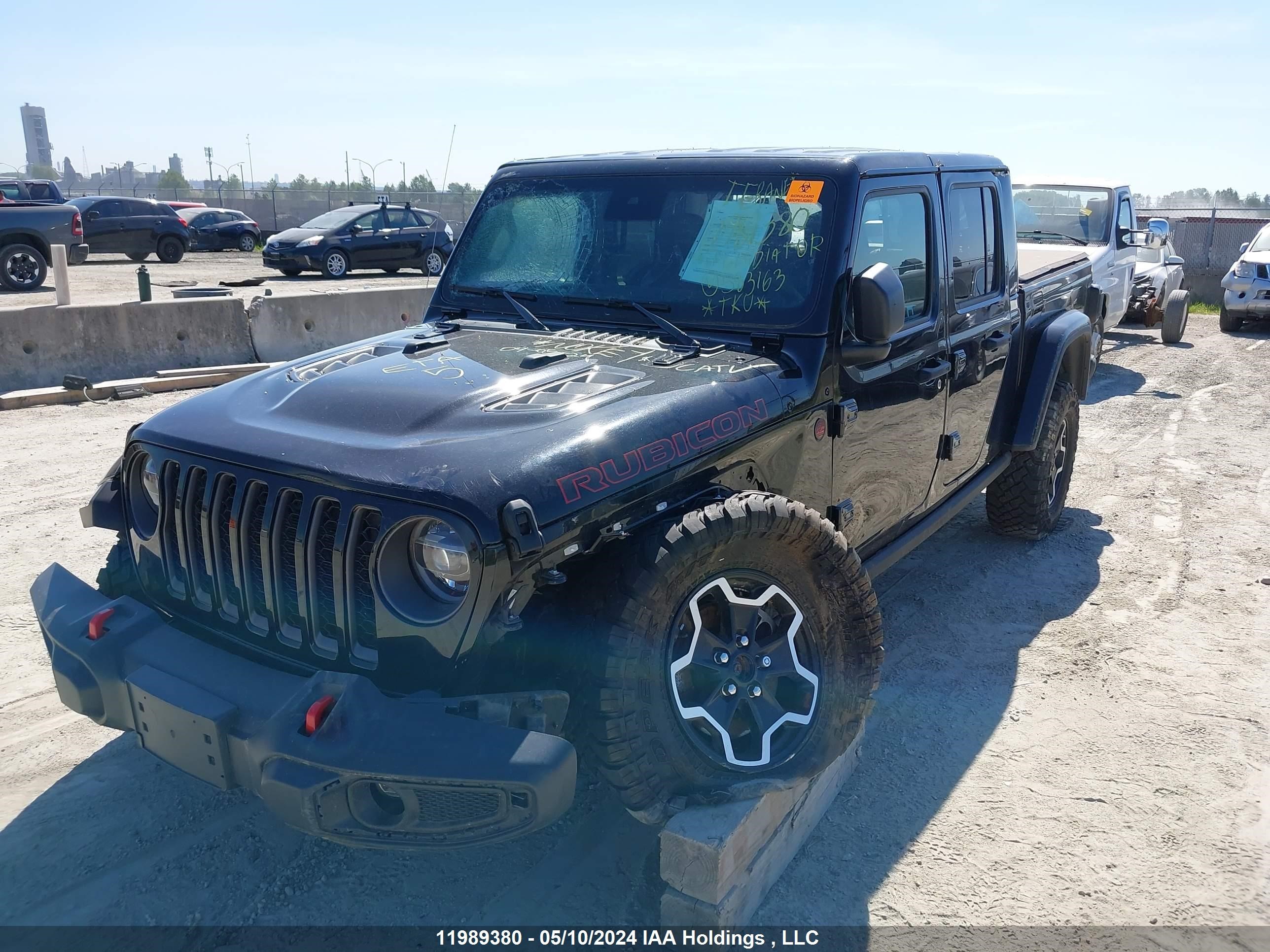 Photo 1 VIN: 1C6JJTBM5ML583163 - JEEP GLADIATOR 