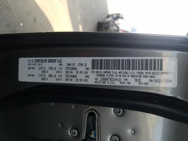 Photo 9 VIN: 1C6RD6FT6CS144121 - DODGE RAM 1500 S 