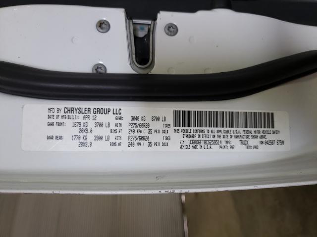 Photo 9 VIN: 1C6RD6FT8CS259514 - DODGE RAM 1500 S 