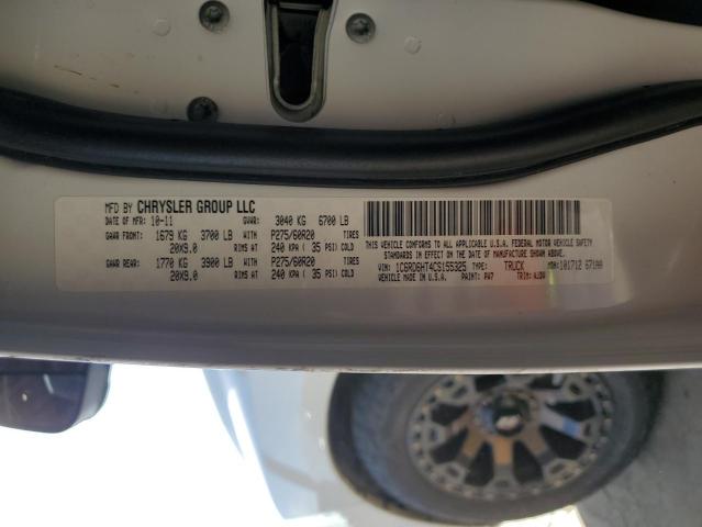 Photo 11 VIN: 1C6RD6HT4CS155325 - DODGE RAM 1500 S 