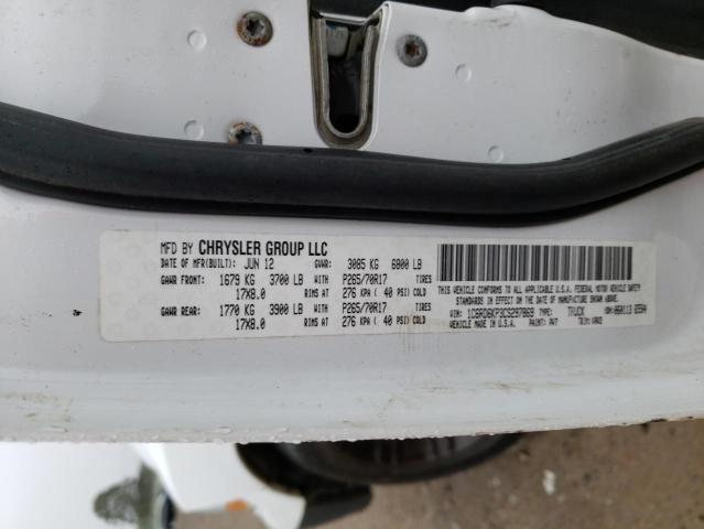 Photo 9 VIN: 1C6RD6KP3CS297869 - DODGE RAM 1500 S 