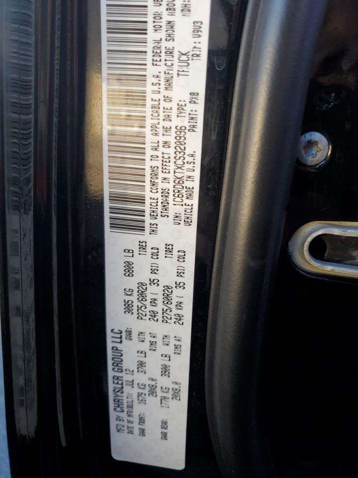 Photo 11 VIN: 1C6RD6KTXCS320996 - DODGE RAM 