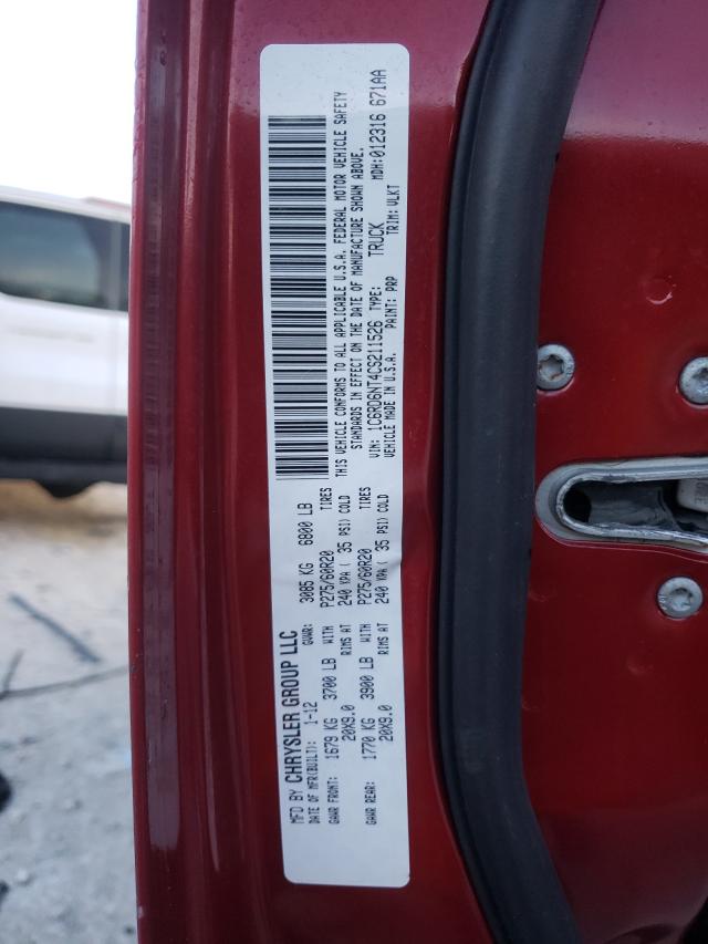 Photo 9 VIN: 1C6RD6NT4CS211526 - DODGE RAM 1500 L 