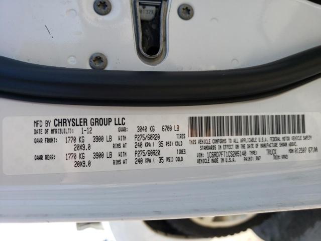 Photo 12 VIN: 1C6RD7FT1CS205140 - DODGE RAM 1500 S 